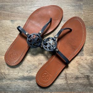 Tory Burch Navy Sandals